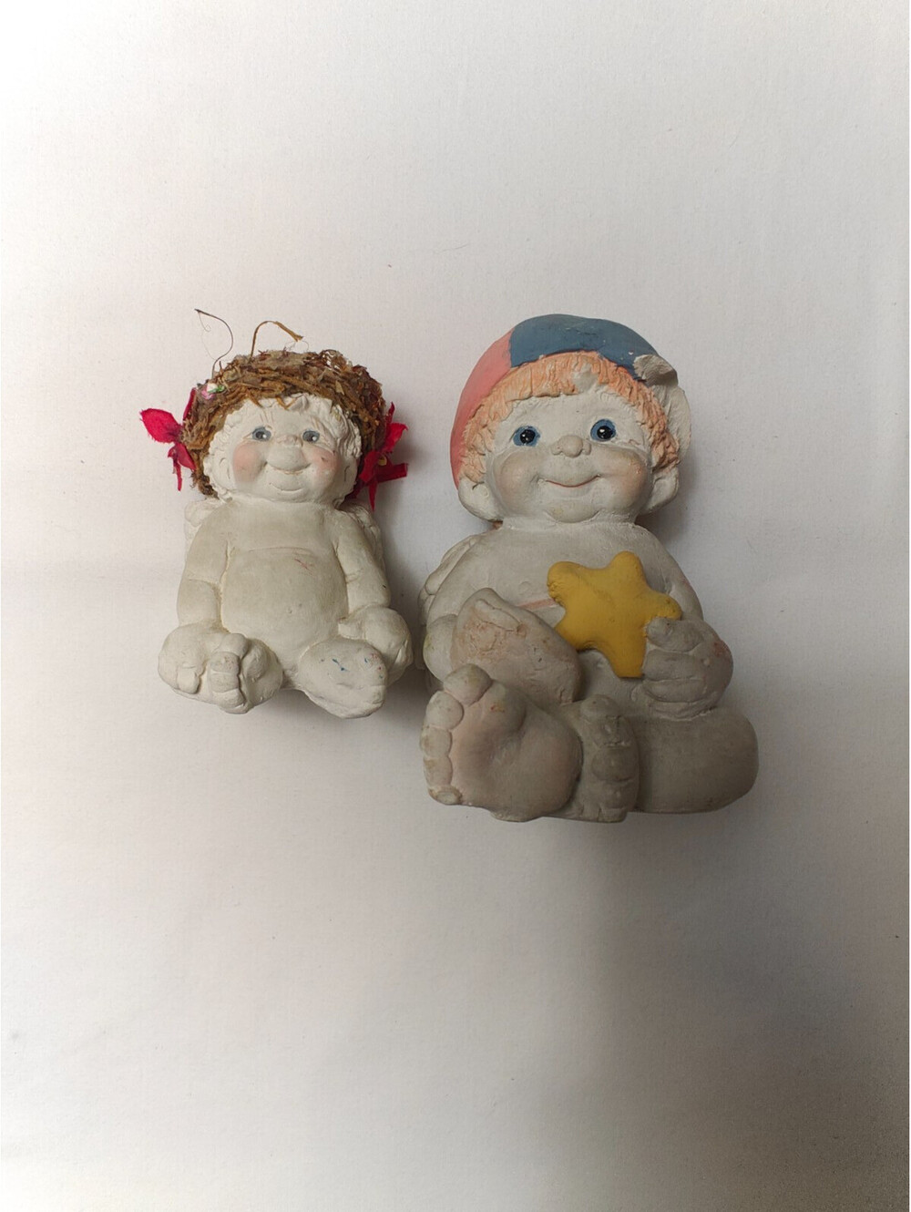 Two Cast Art Dreamsicles Cherub by Kristen 1991